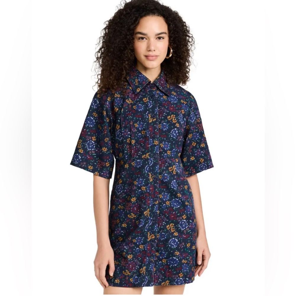SEA Constance Corduroy Floral Dress Size 6 NWT